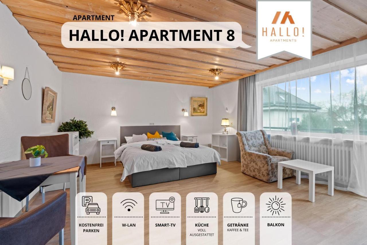 Sehr Gemuetliche Ferienwohnung In Bester Lage Mit Grossem Sonnenbalkon L Innenstadtnaehe L 1 Minute Zum Bahnhof L Kueche L Tv L Free-Wlan L Willkommen Im Hallo!-Apartment 8 Bad Wörishofen Esterno foto